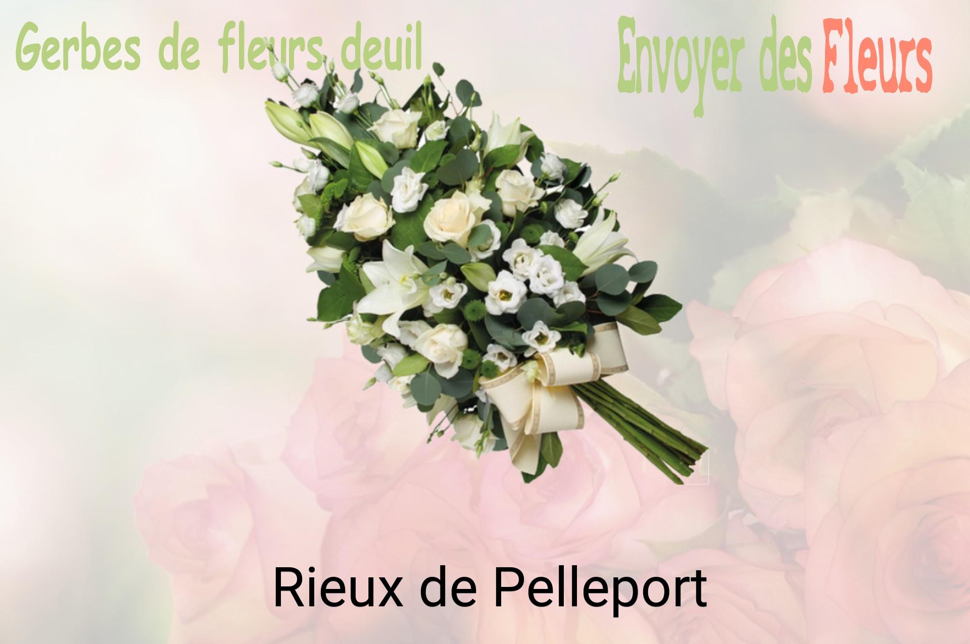 Gerbe de fleurs de deuil livrée à Rieux-de-Pelleport
